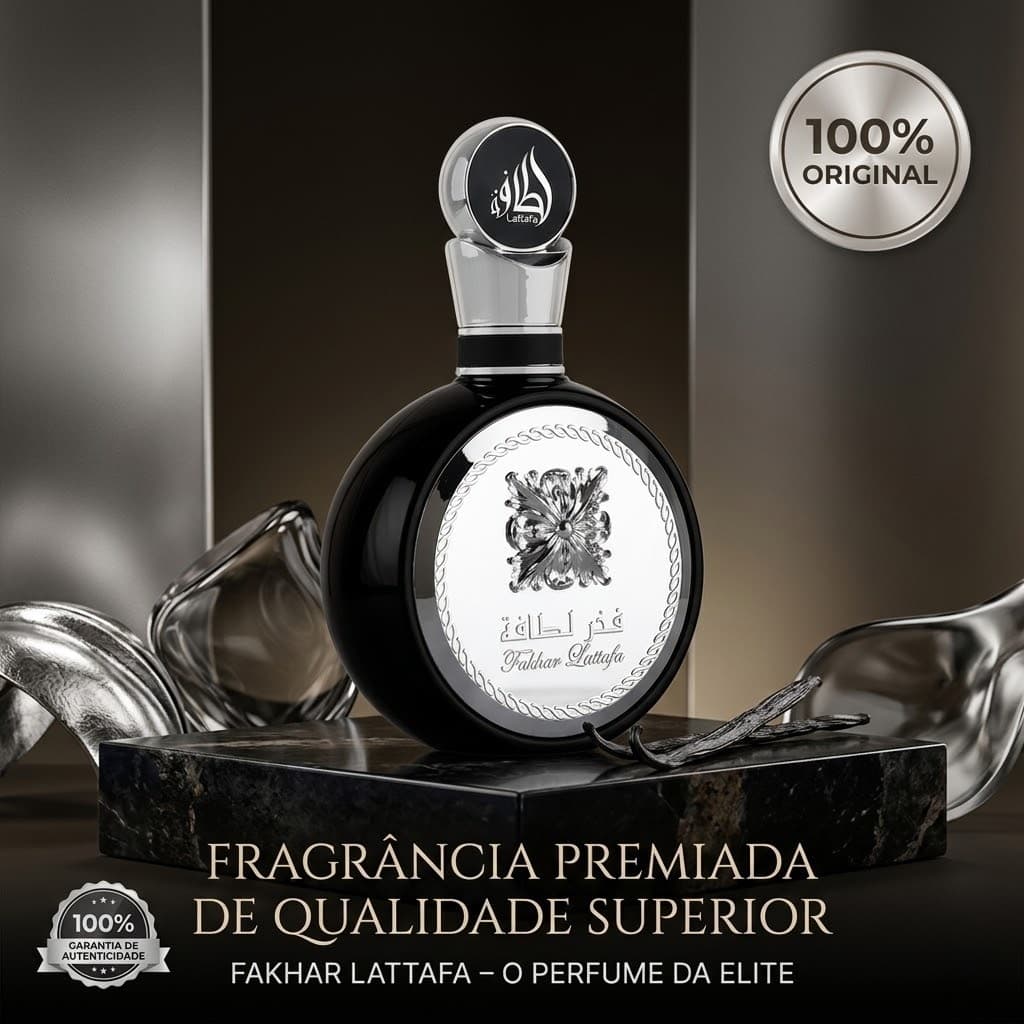 ⚡️Lattafa Fakhar Black 100ml Importado Perfume Amadeirado Masculino Fixação Longa 100% Original EDP