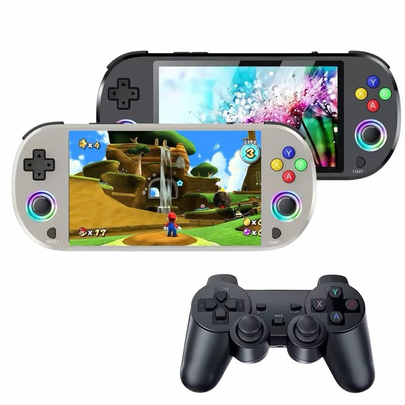 Console Portátil M22 Pro Retrô + 1 Controle Sem Fio e Mini HDMI Videogame + Jogos Clássicos