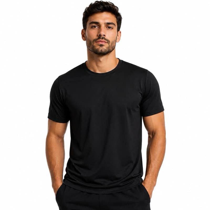 Camiseta Poliamida Premium Masculina Corte a Laser Sem Costura Dry Fit Academia Corrida Casual Dia a Dia