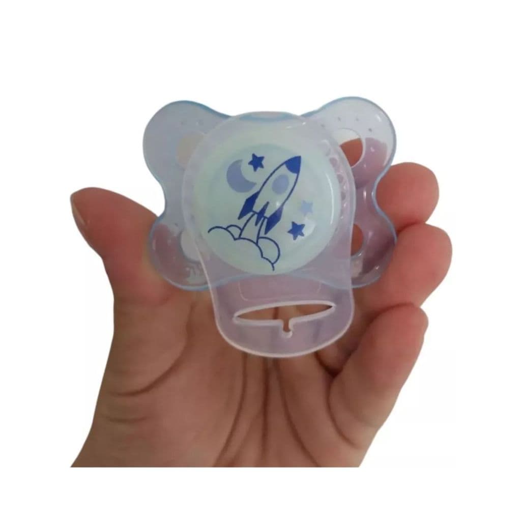 Kit com 3 Adaptador de chupeta sem alça de silicone macio para prendedor de chupeta