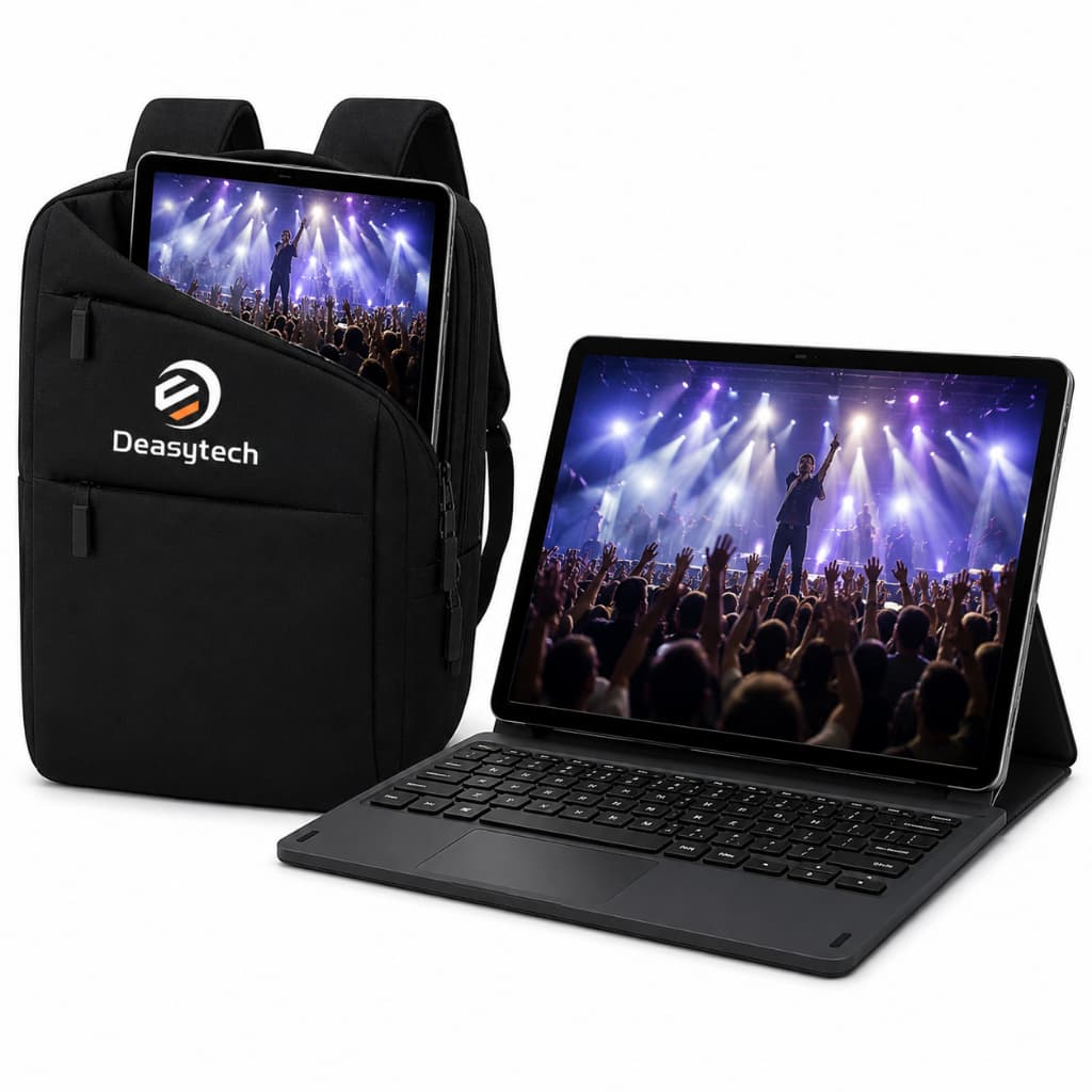 Tablet W11 256gb Memória Android 14 Dual SIM 4G Capa Giratória 12gb Ram Wi-fi 5G + Mochila
