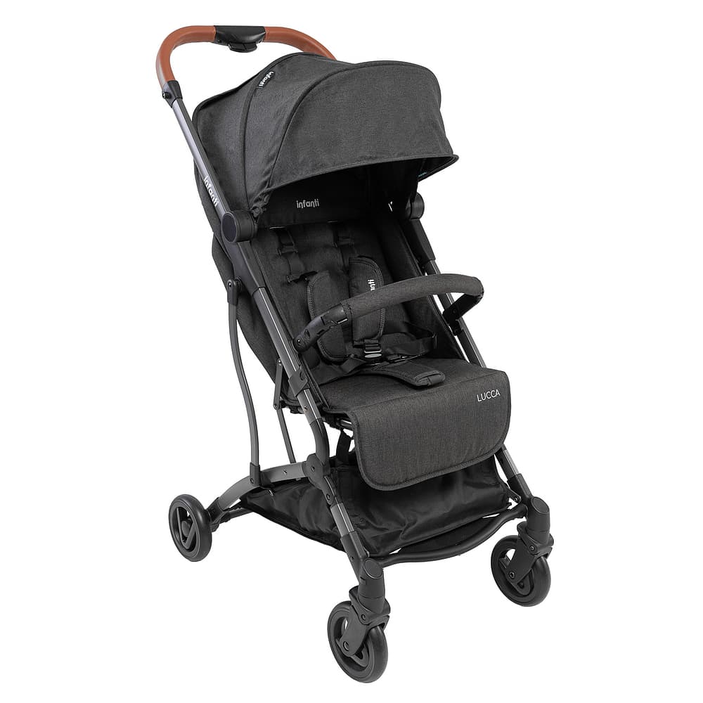 Carrinho de Bebê Lucca Infanti 0-15kg Fechamento Automático de Passeio Porta Copos