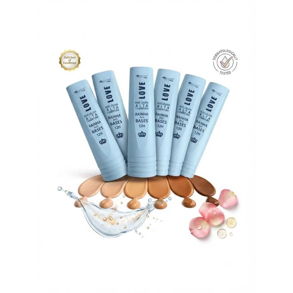 Base Liquida Max Love Rainha Das Bases Alta Cobertura 30 ml