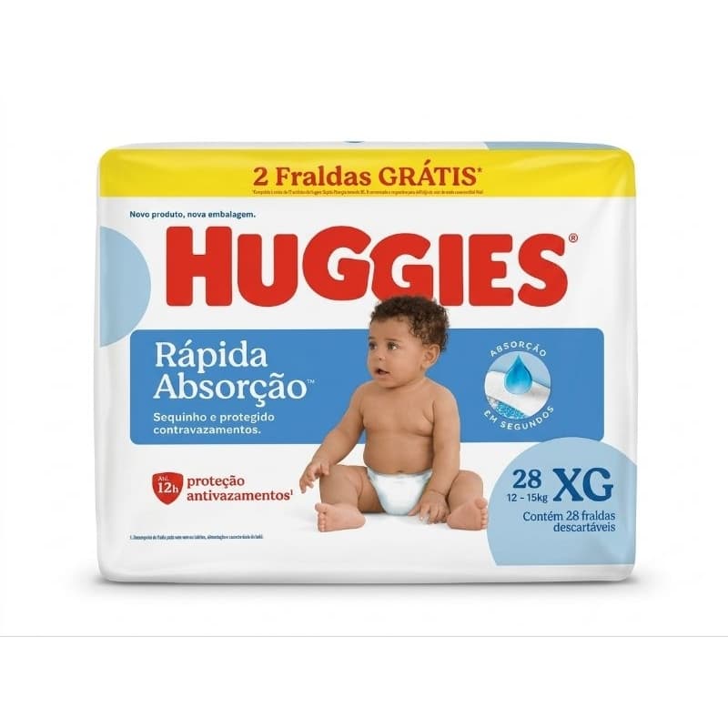 Fralda Huggies XG