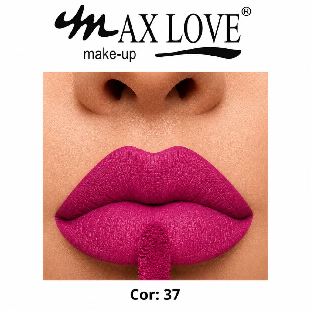 Batom Liquido Matte Max Love Pink 37