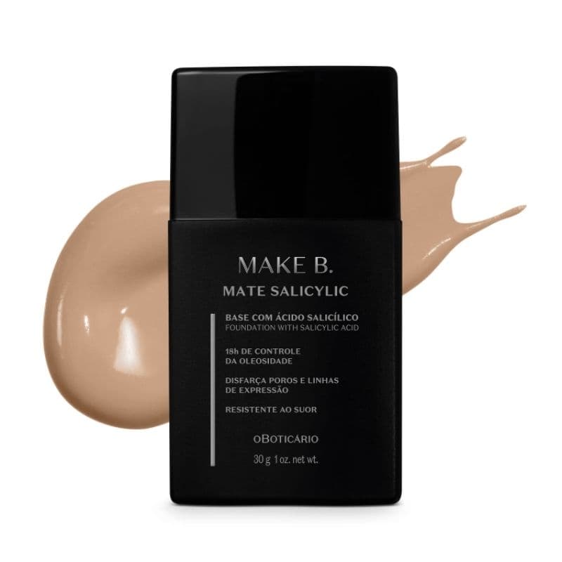 Base Líquida Cor 110 Make B. Mate Salicylic 30G Original e lacrado