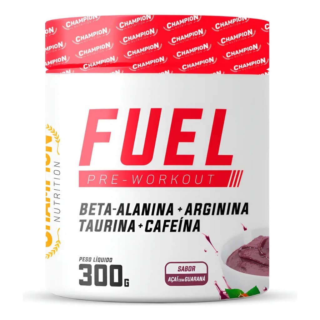 Suplemento Em Pó Pré-Treino Fuel 300g Pré Workout Concentrado Champion Nutrition