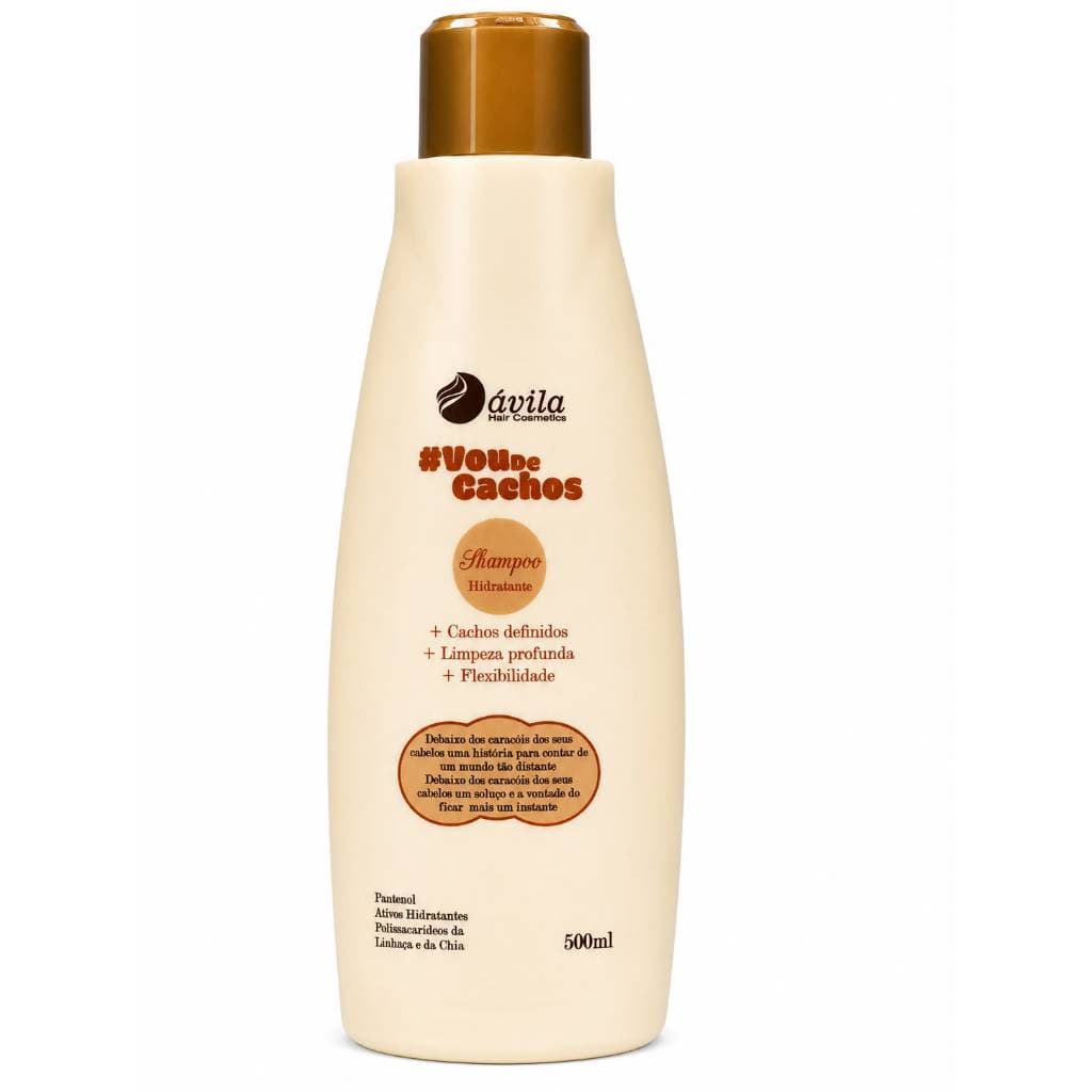 Davila Shampoo Meus Cachos 500ml Hidratante para Cachos Definidos