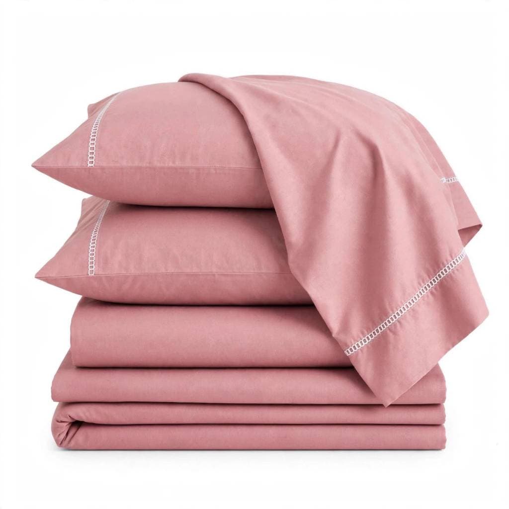 Jogo de Lençol PONTO PALITO CASAL KING QUEEN 04 Peças 400 Fios LUXO Cama Casal  Micropercal PONTO PALITO