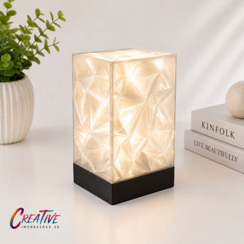 Luminária Efeito Estilhaços de gelo| Luminária Decorativa LED Moderna