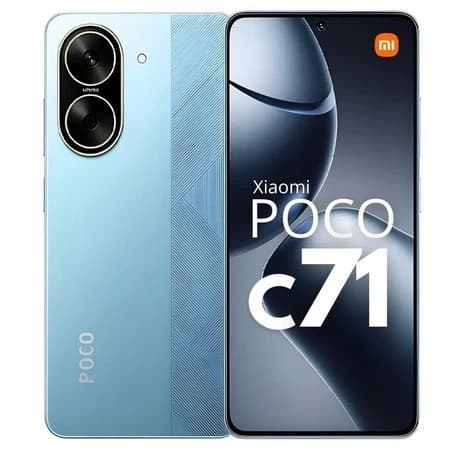 Smartphone Xiaomi POCO C71 64GB 3GB RAM Câmera dupla 50MP Resistente Design Premium Global Nf