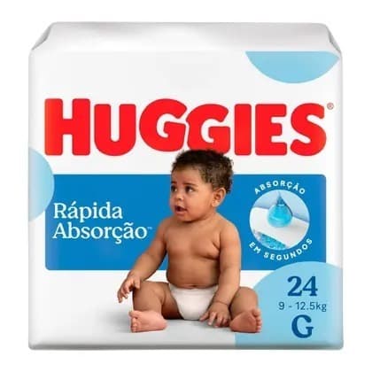 Fralda Huggies G 24 Unidades - Tripla Proteção
