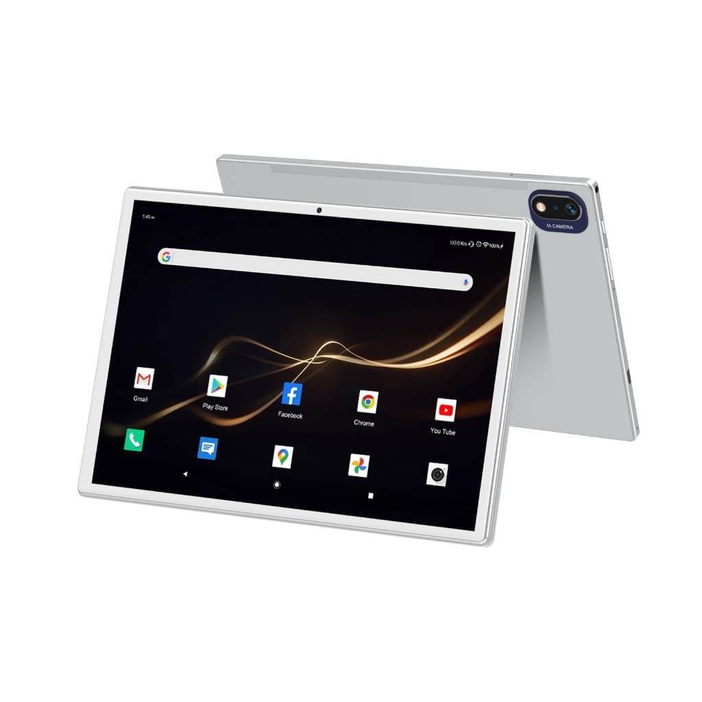 Android 16 10.1“ Tablet com 24 GB de RAM e 128 GB de ROM, com 8000 mAh Bateria, tela IPS FHD e Wi-Fi