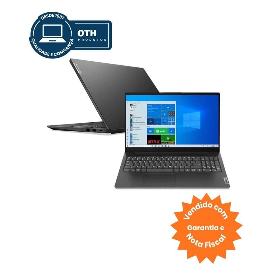 Notebook Lenovo V15 G2, Tela Full HD 15,6", Core i5 11° Geração,12GB, SSD - 256GB.
