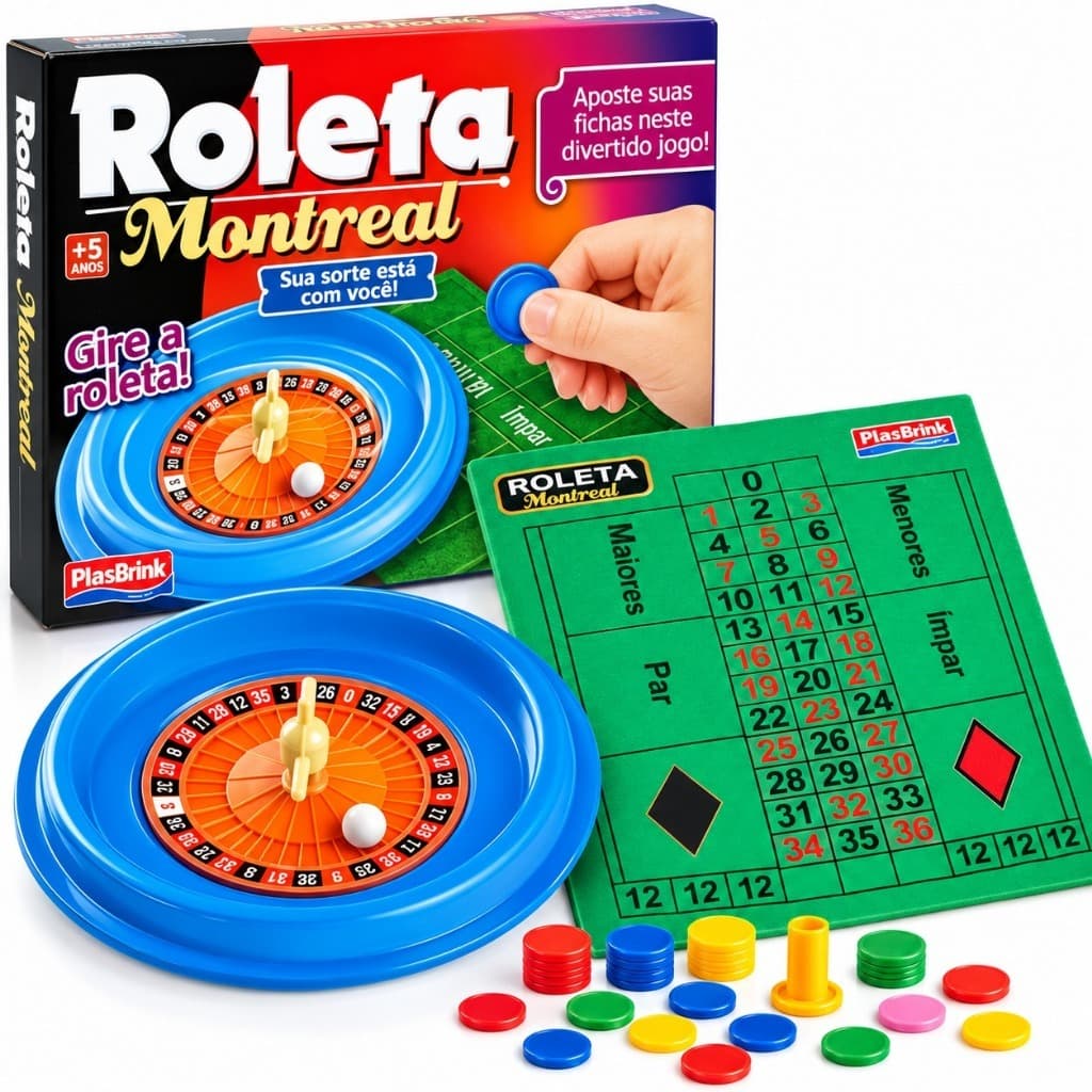 Jogo Roleta Montreal Brinquedo Família