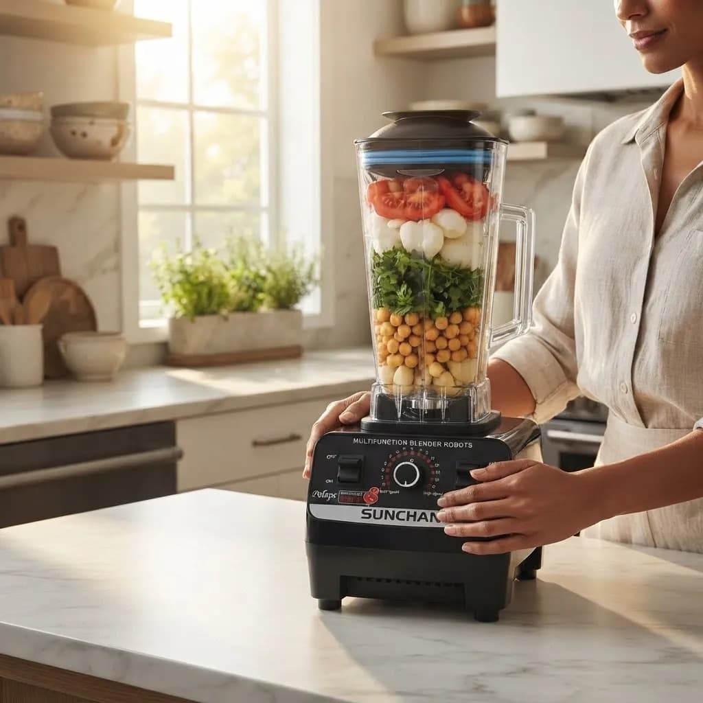 Liquidificador Elétrico Super Potente 4500W Capacidade 2 Litros 127V