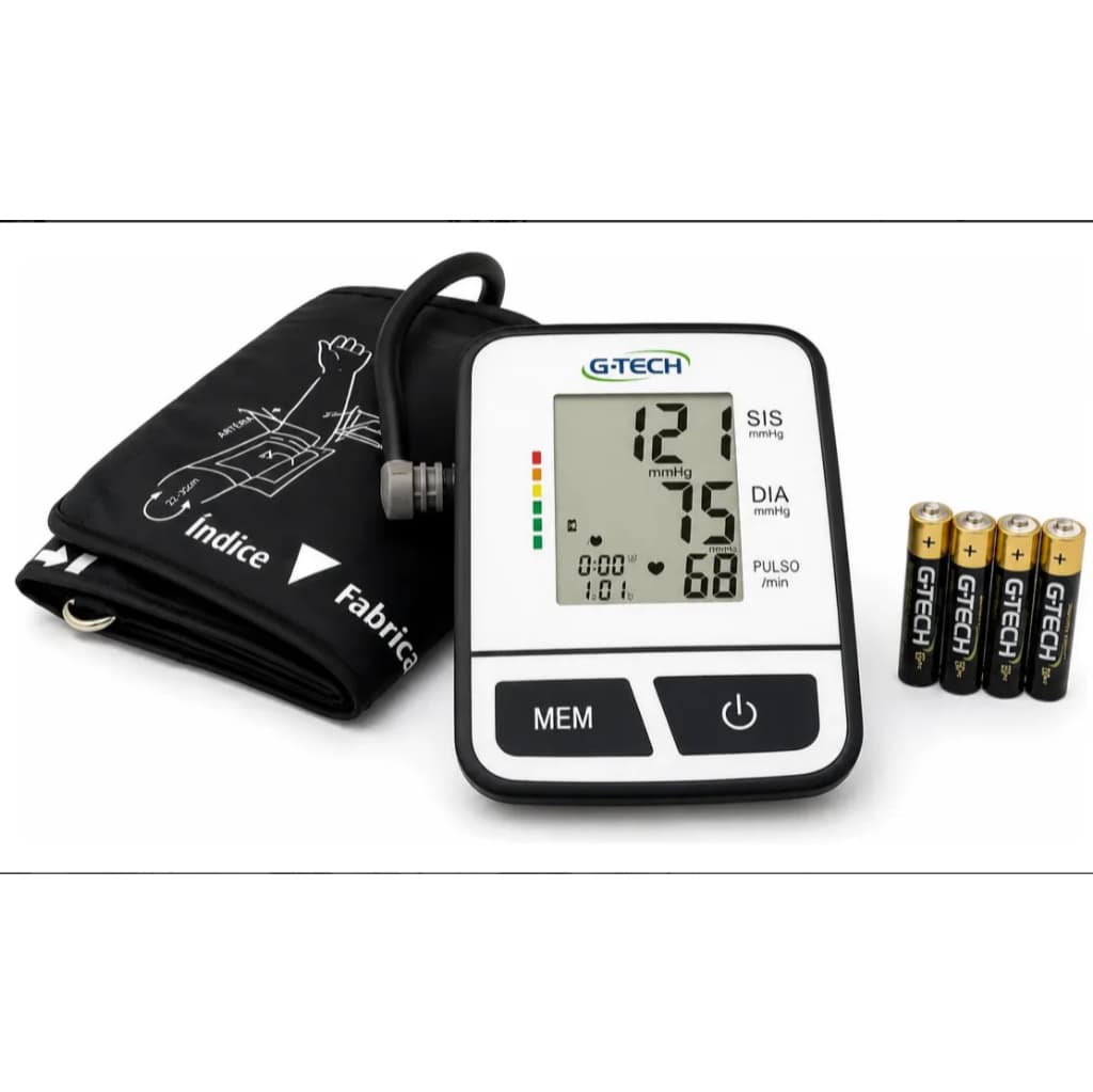 Aparelho Digital Aferidor Pressão Arterial Braço Gtech Bsp11