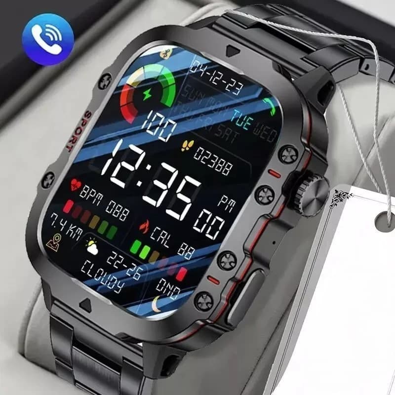Novos Relógios Esportivos Smartwatch QX11 Homens À Prova D'água Chamada Bluetooth 420mAh Monitoramento Da Saúde IP68