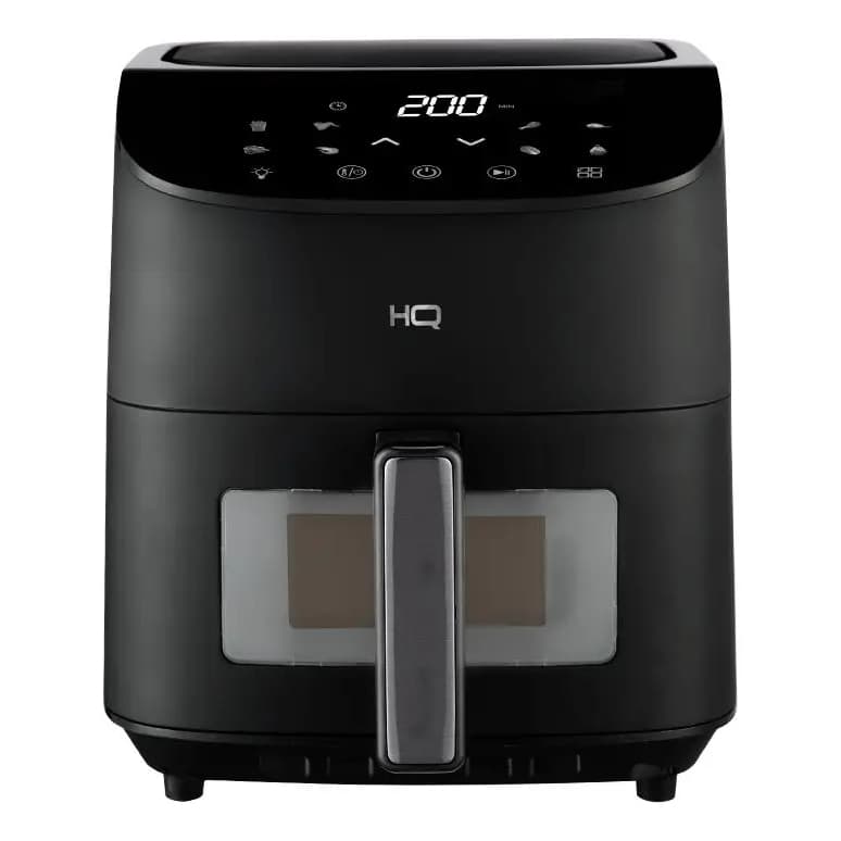 Friteira Elétrica HQ com Display Digital Preto para Cozinha 7L