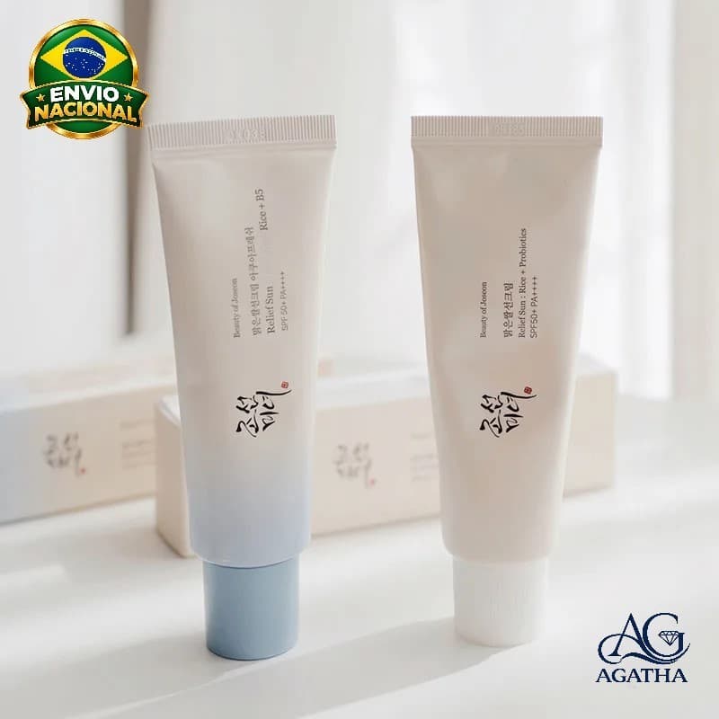 Beauty of Joseon Protetor Solar SPF50+ PA++++ Creme Facial com Probióticos de Arroz Coreano Hidratante Suave 50ml