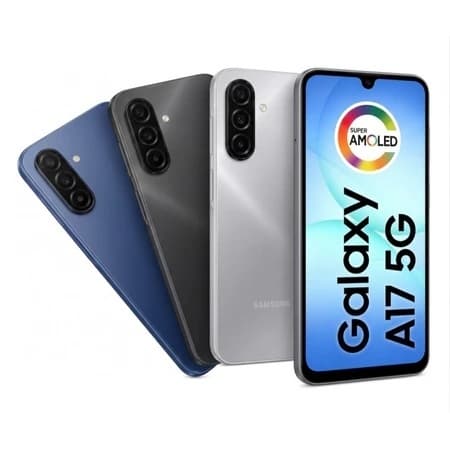 Celular Samsung Galaxy A17 5G com IA, 256GB, 8GB RAM, NFC, IP54, 50MP, Tela de 6.7"