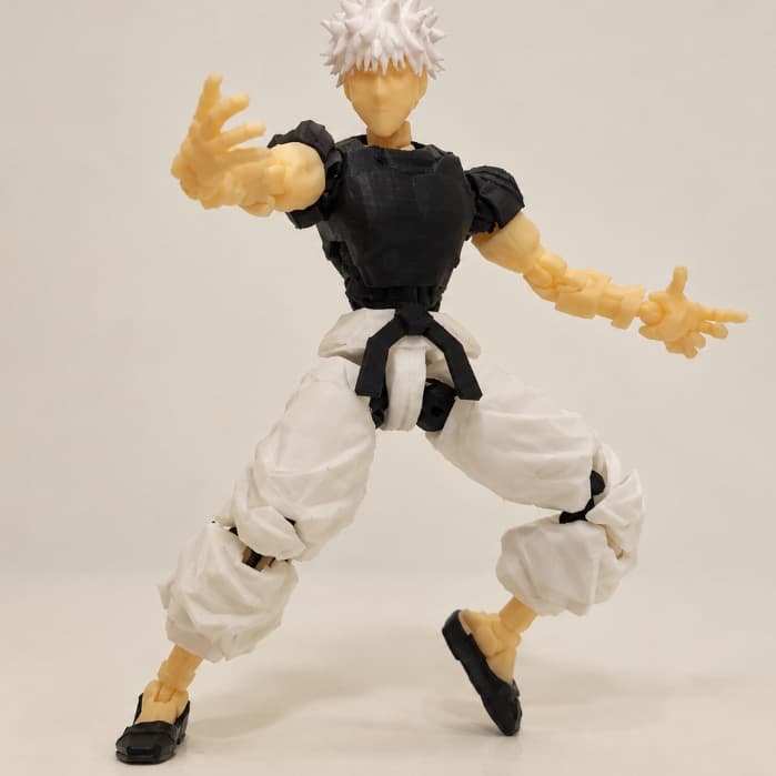 Boneco Gojo Dummy 13 Articulado – Action Figure Colecionável Estilo Jujutsu Kaisen