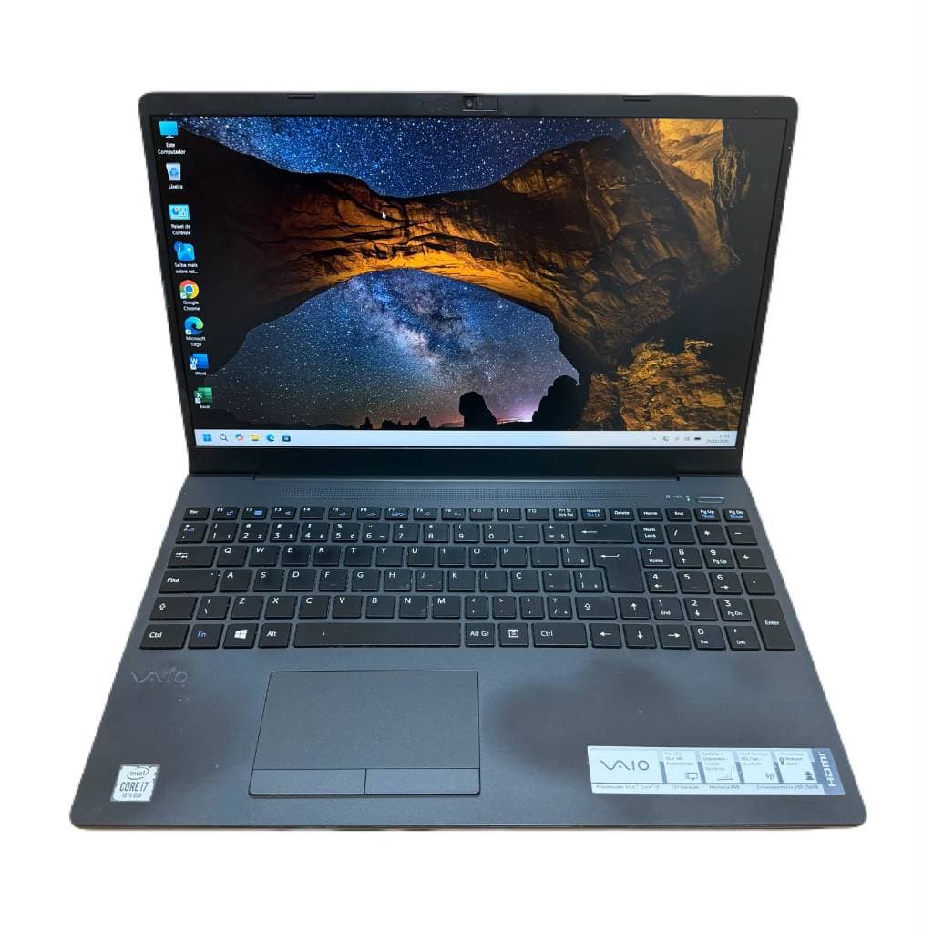 Notebook Vaio Intel I7-10510u 8gb Ddr4 M.2 256gb Windows 11 (Recondicionado)