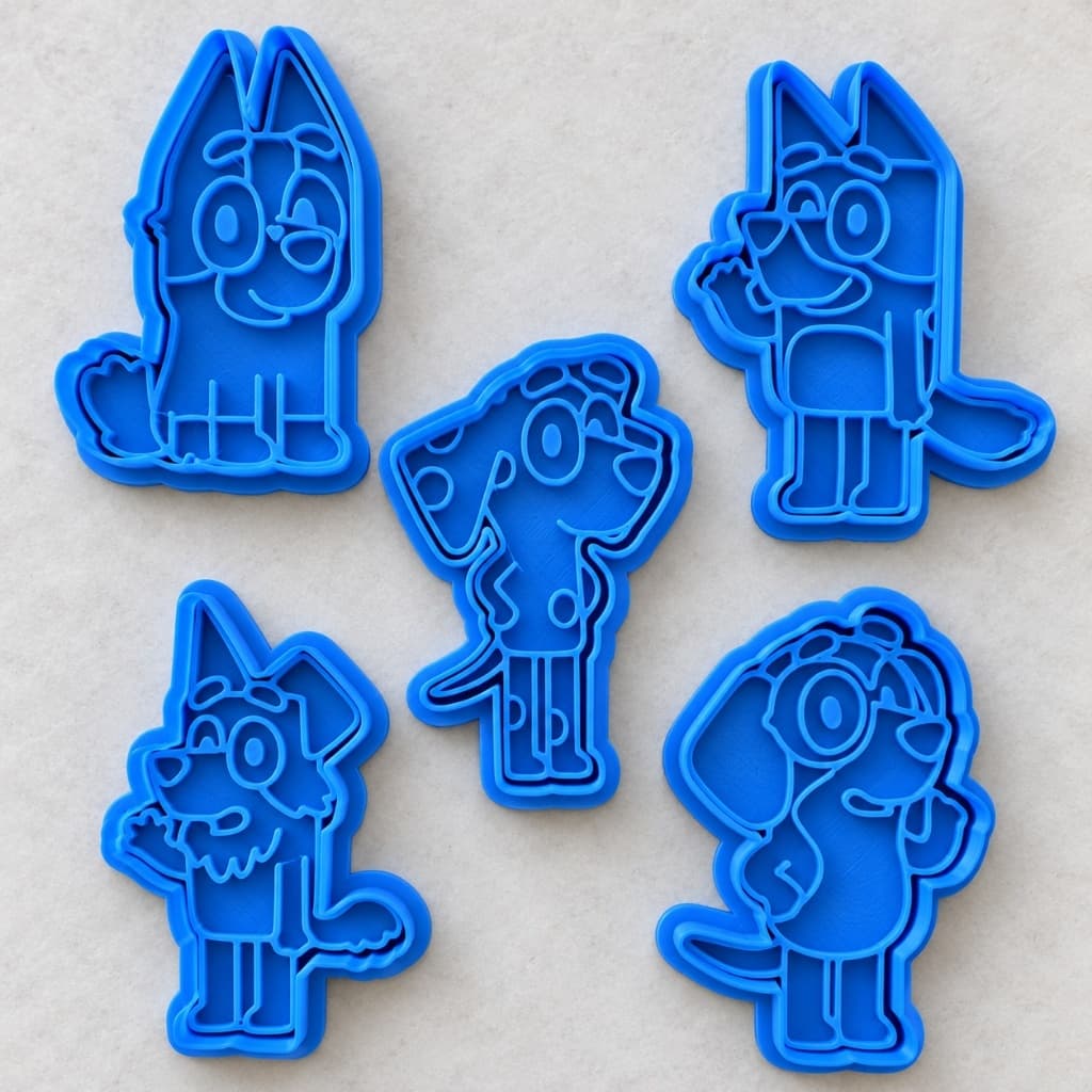 Cortador de biscoito | Cortador de Massinha de modelar Carimbo Bluey