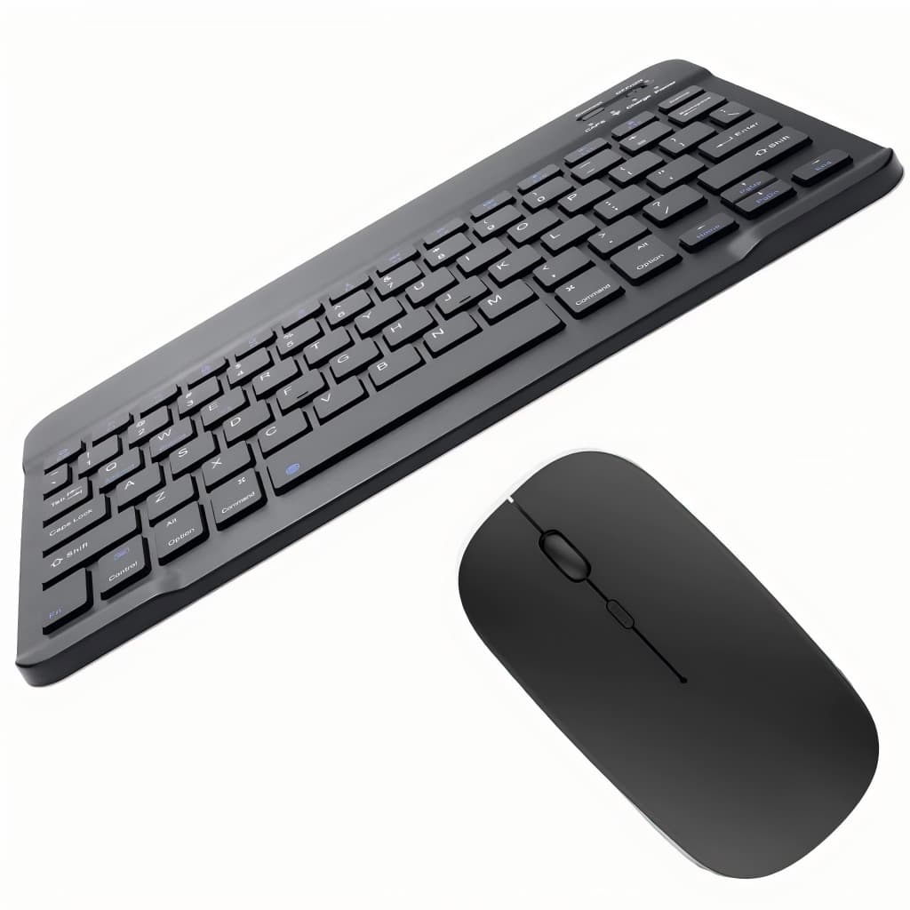 Conjunto De mouse Sem Fio Bluetooth Teclado 10 Polegadas Para Android / ios / IPad/ Macaron / tablet