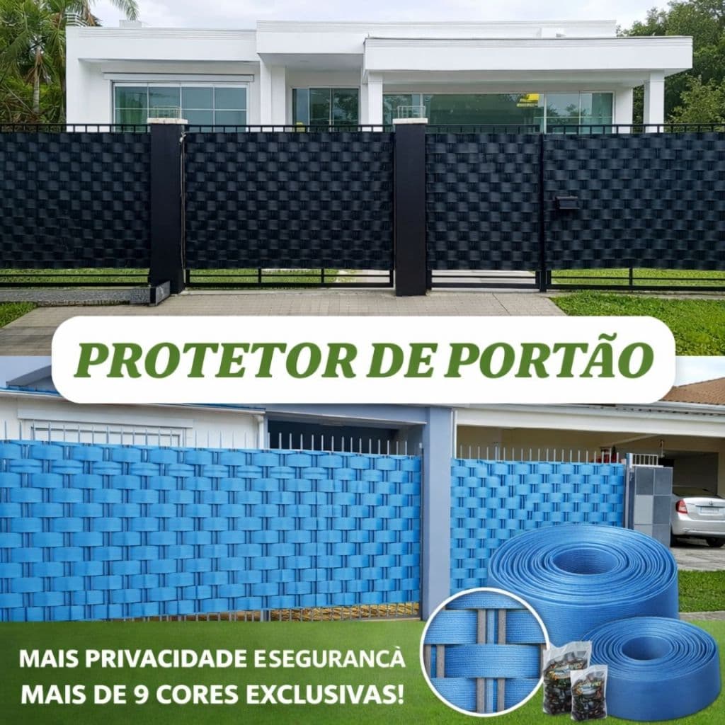 Protetor de Portão Kit Completo (Tam: 50 comp X 10cm altura)
