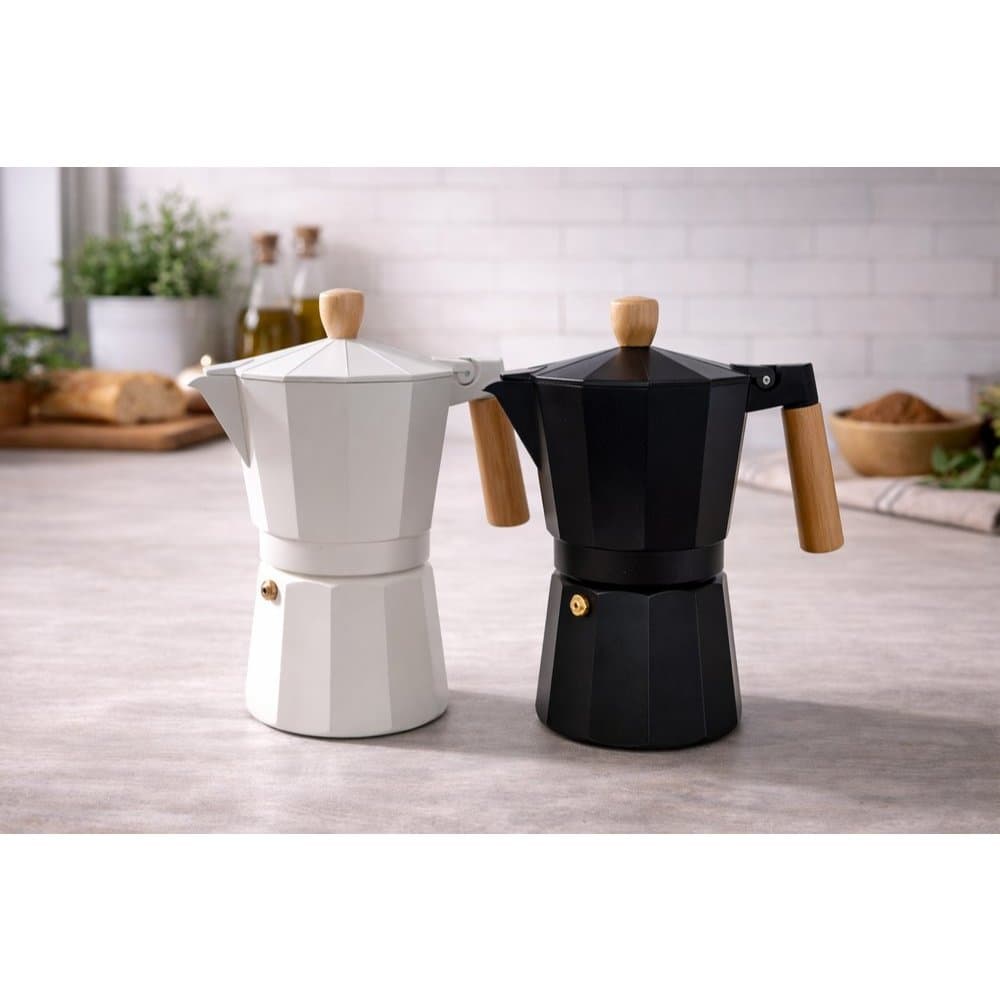 Cafeteira Inox café Expresso Italiana, Francesa