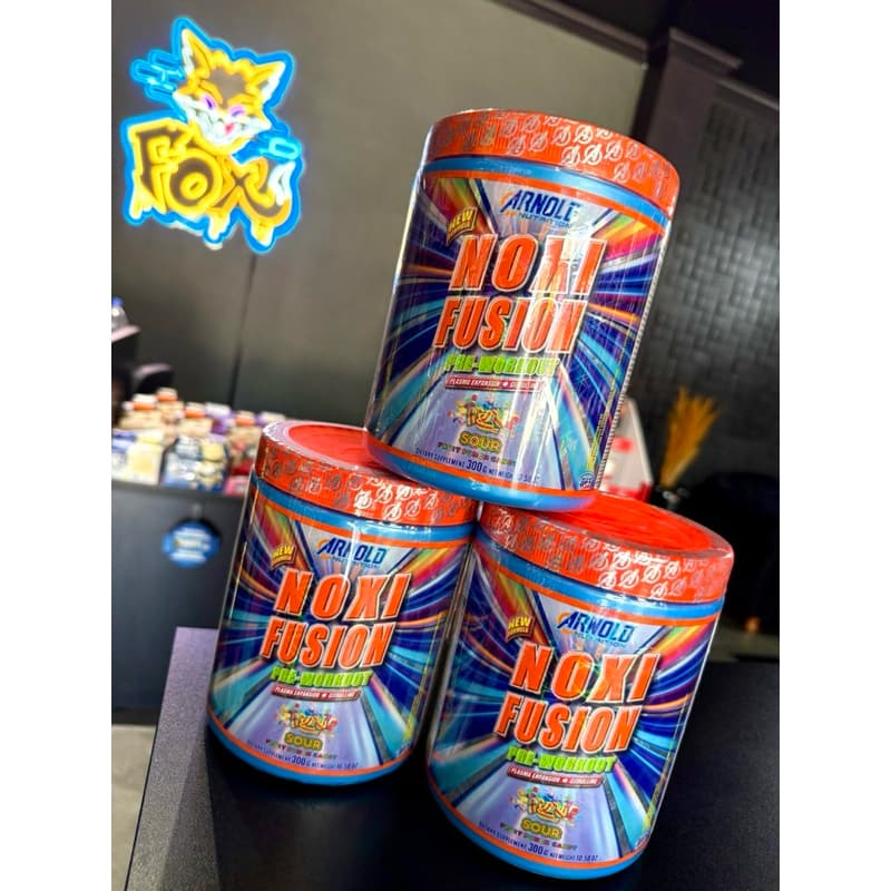 Pré Treino Noxi Fusion Arnold Nutrition importado 300g pump treino vasodilatação foco energia custo benefício