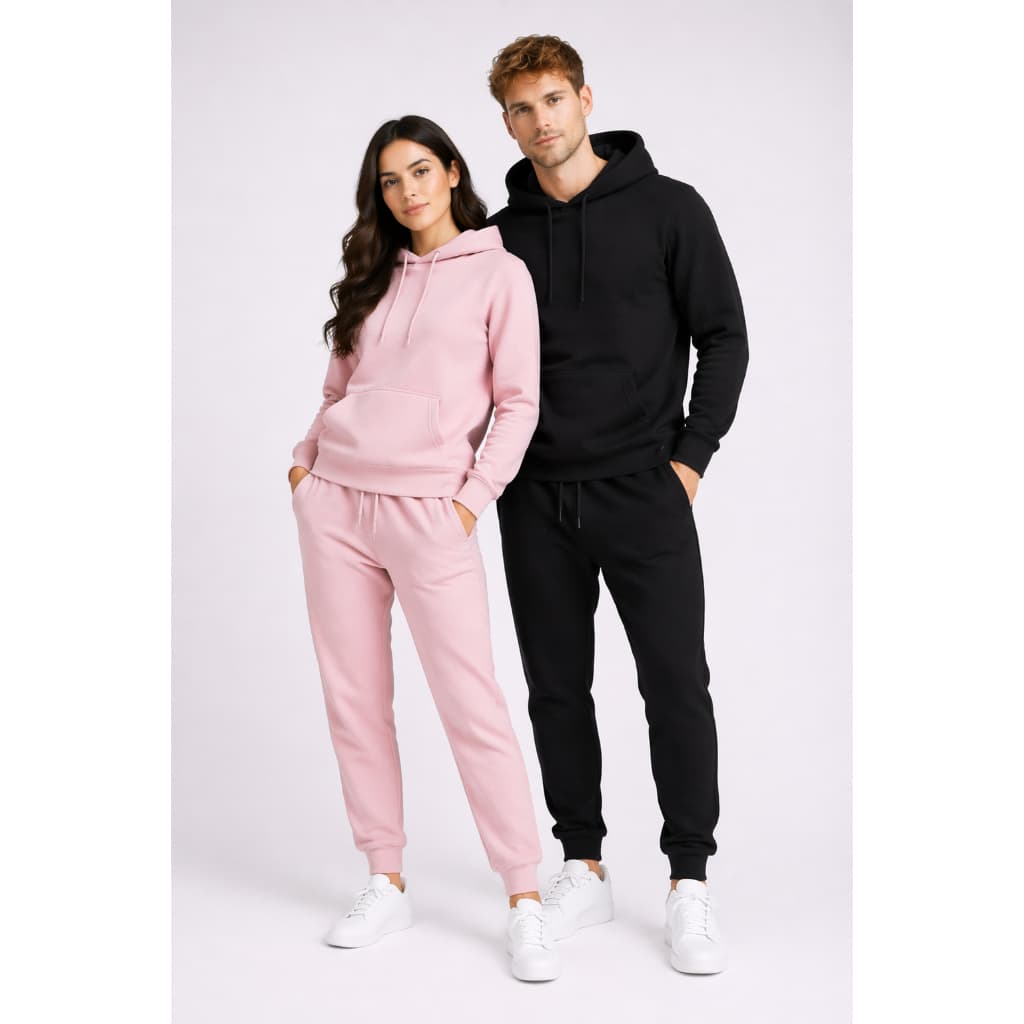 Conjunto Moletom Canguru e Calça Jogger Slim Unissex De Qualidade