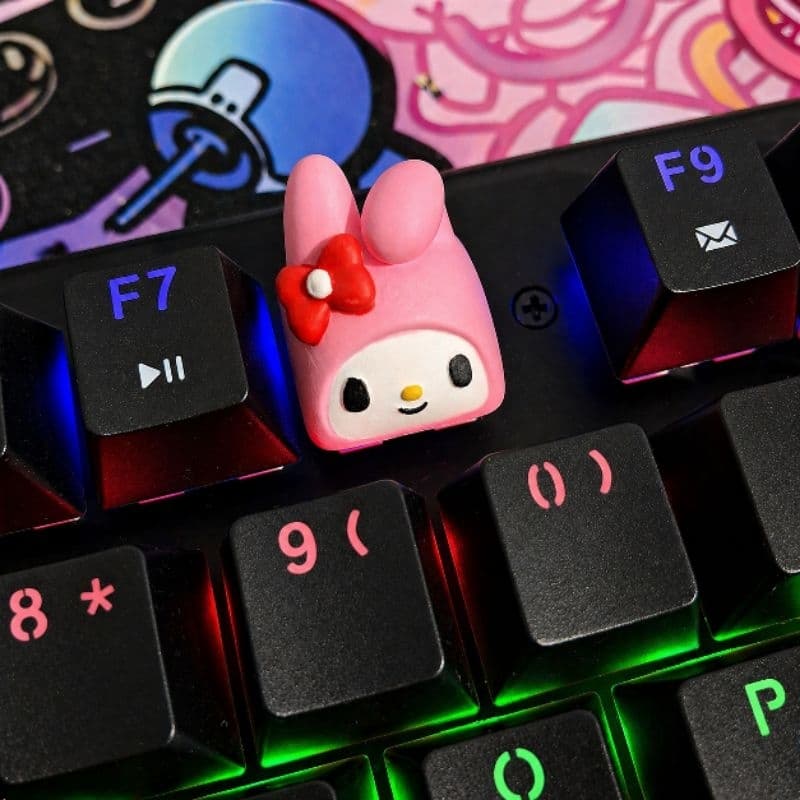 Keycap My Melody - Teclado Mecânico Hellokitty