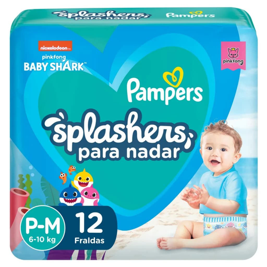 Fralda para Nadar Pampers P-M 6 a 10kg