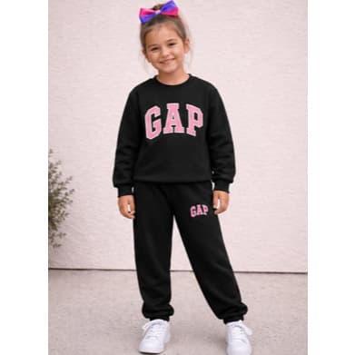 Conjunto de Moletom Infantil e Infanto Juvenil - Feminino Tradicional -  1 ao 16 anos - Coleção de Inverno
