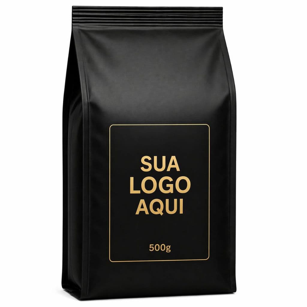 Café Especial Personalizado Com Sua Marca 500g Café Moído ou em Grãos