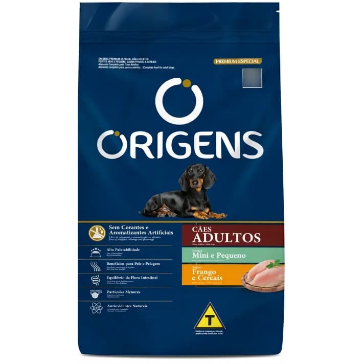 FARDO RAÇÃO  ORIGENS CACHORRO ADULTOS  SABOR FRANGO E CEREAIS 15 KG/ORIGENS