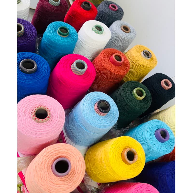 Barbantes Para Crochê Cores Vivas 🧶 600g Fio 6