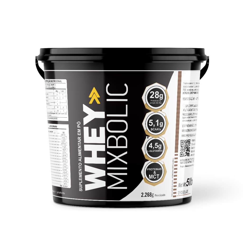 Whey Protein Mix Bolic  2.268kg - Sabor: Chocolate - Sports Nutrition
