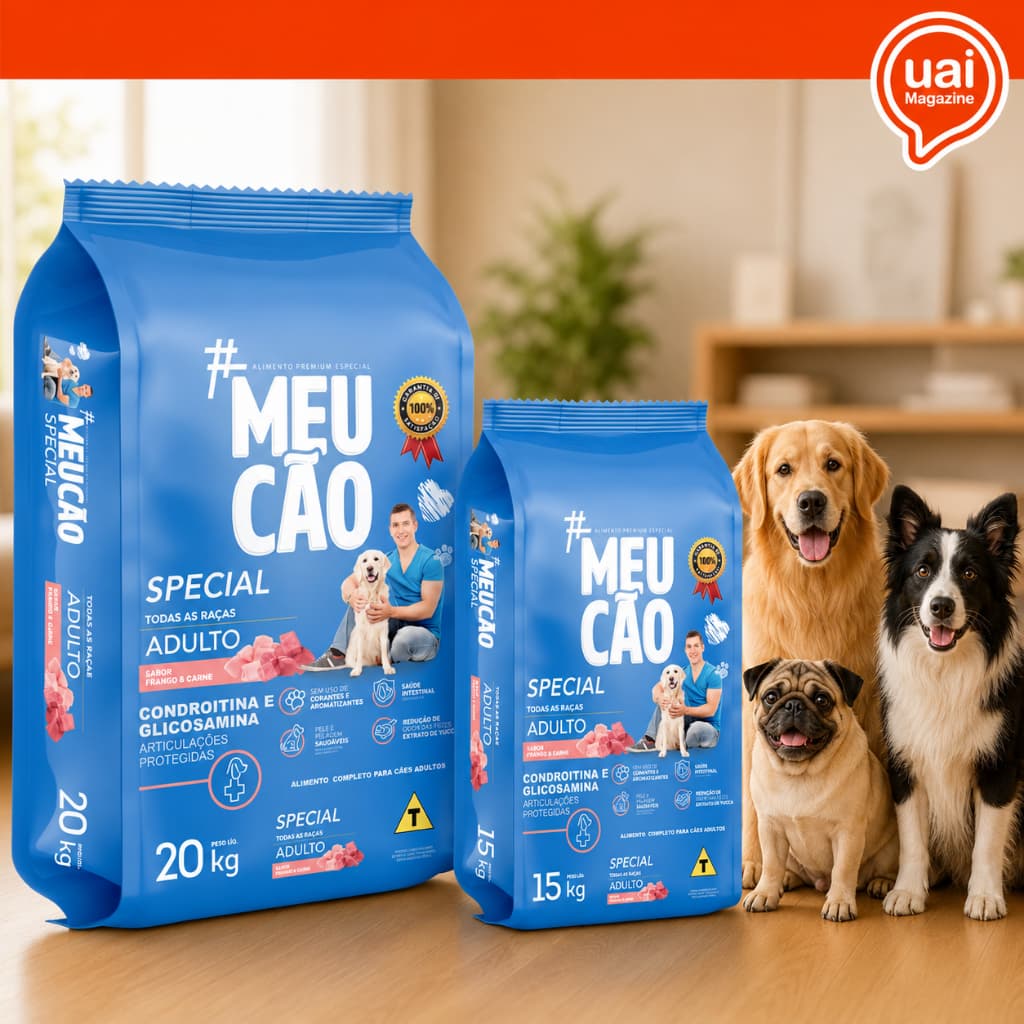 Ração Cachorro Adulto 20Kg e 15Kg Meu Cão Special Frango & Carne Premium Especial