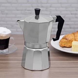 Cafeteira Italiana 3 Xicaras Inox Manual Cafe Expresso Facil Uso Moka Cozinha Tradicional