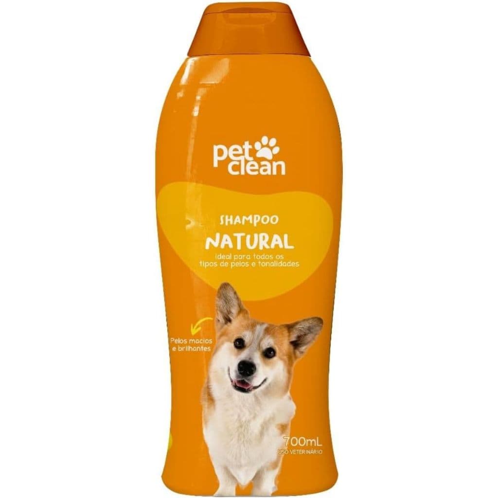 Shampoo Para Cães Pelos Claros Pet Clean 700 ML