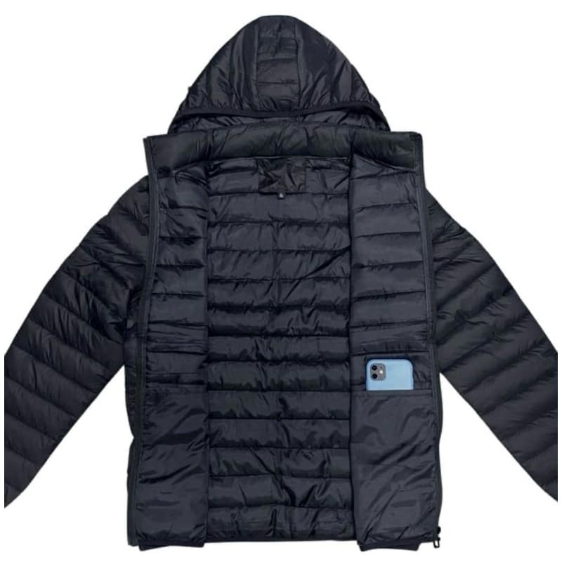 Jaqueta Puffer Bobojaco Masculina Preto  blusa Puffer Bobojaco Masculina Preto
