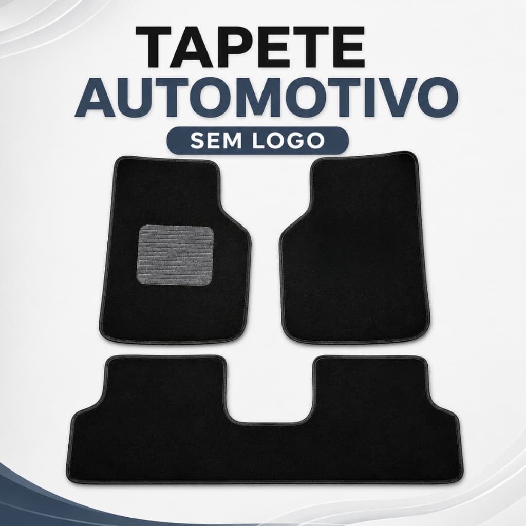 Tapete Automotivo de Carpete para Carro | Proteção do Assoalho, Interior Limpo, Fácil de Limpar