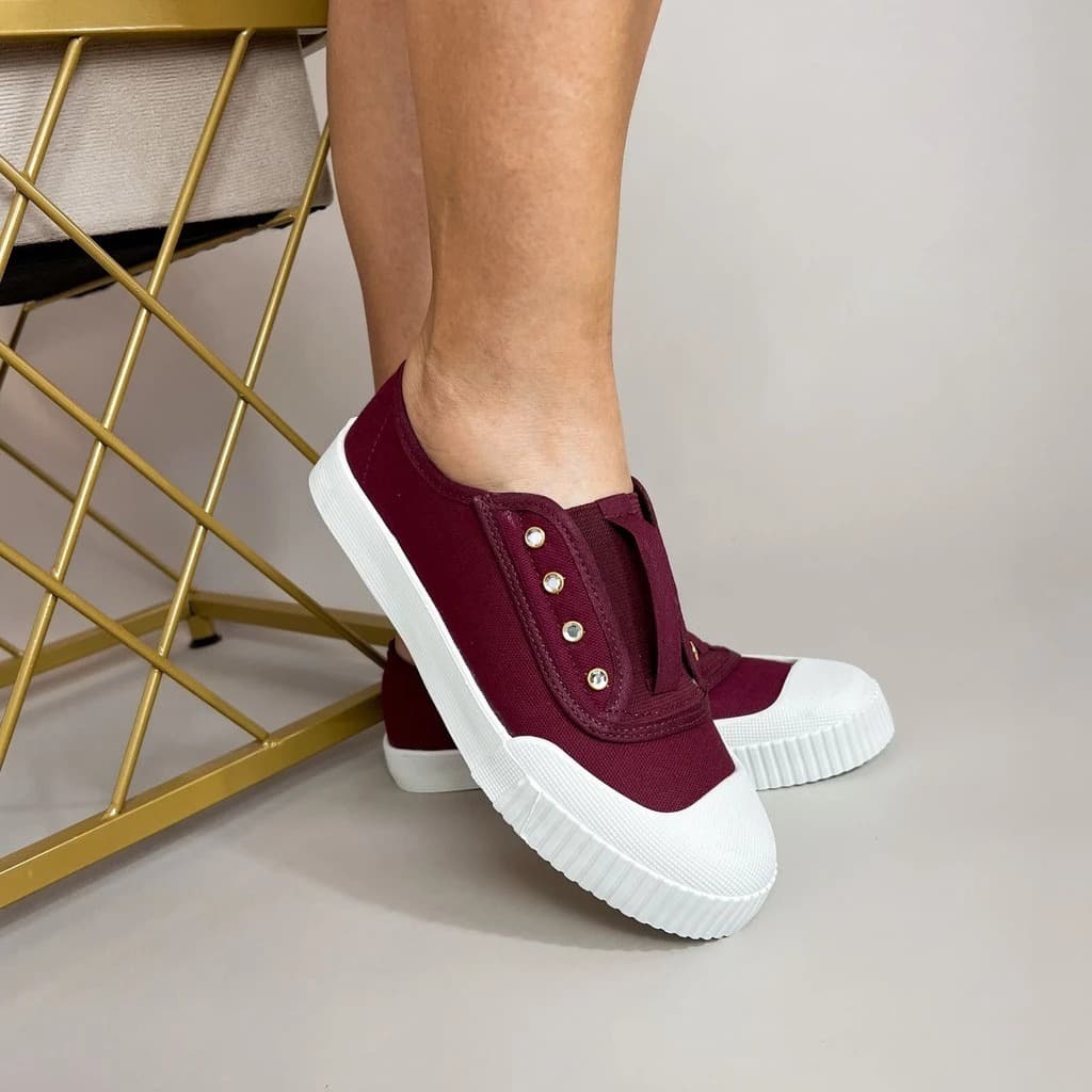 Tênis Sapatênis Feminino Confortável Casual Versátil Dia a Dia Envio Imediato calcado sem cadarço