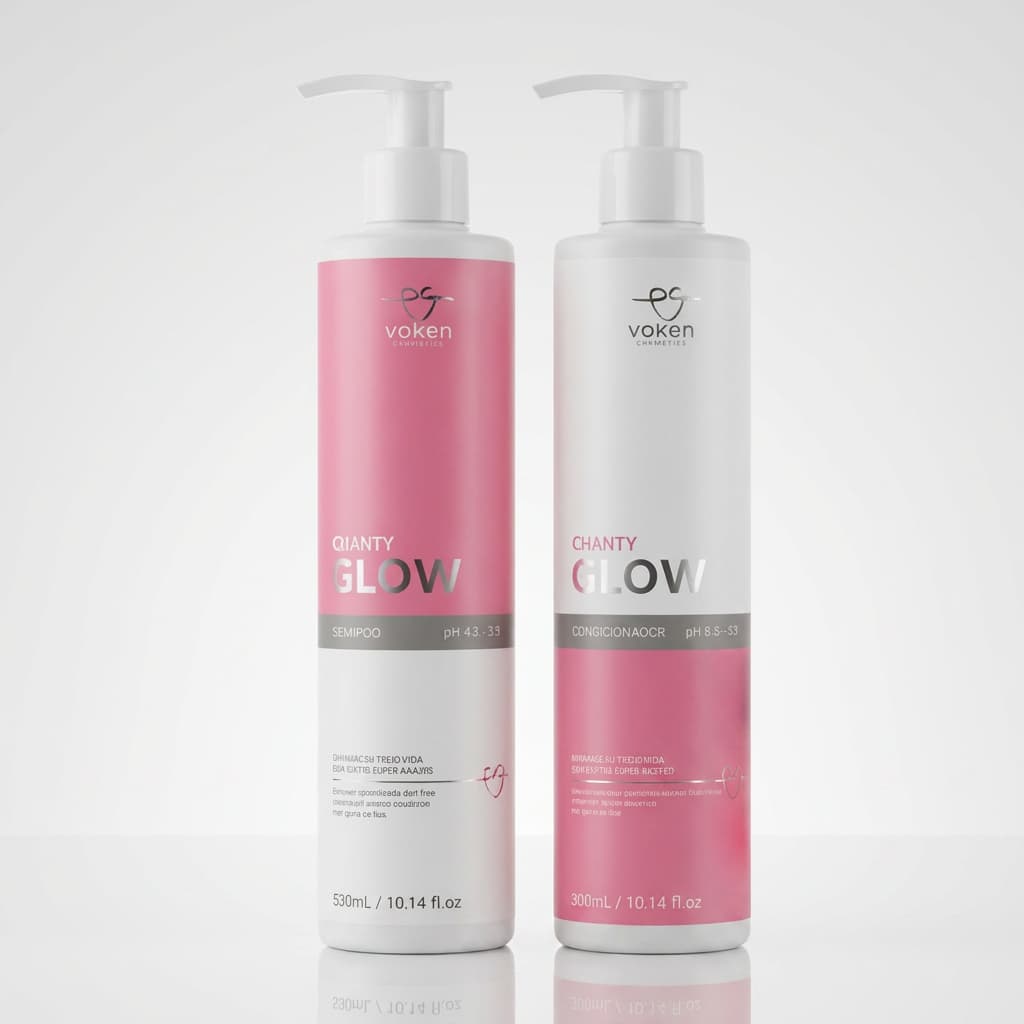 Chanty Glow Shampoo Hidratante  + Condicionador Hidratante Voken