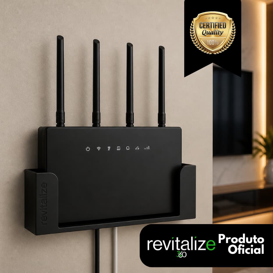 Porta Roteador Wi Fi Suporte Parede Para Modem, Apoio Tipo Prateleira Universal