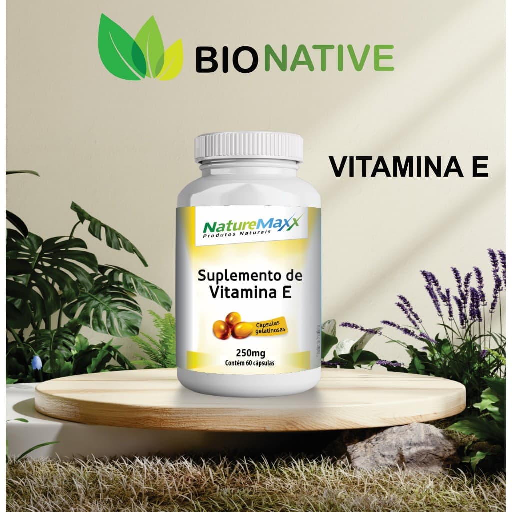 Vitamina E ÓleoBio Softgel  250mg 60 Cápsulas - Suplemento Alimentar Natural