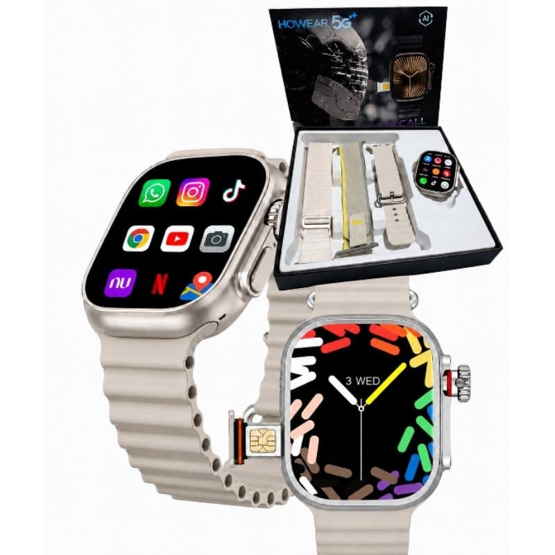 Relógio inteligente Smartwatch Android com câmera Giratória 64Gb chip wi-fi YouTube lançamento